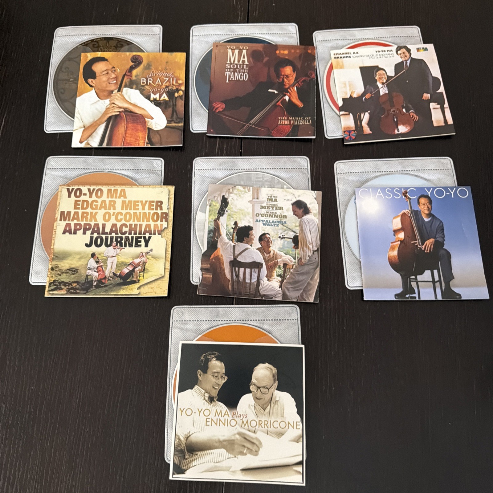 YO YO MA CD Lot X 7 - Classic, Appalachian , Brahms, Brazil, Tango, MORRICONE