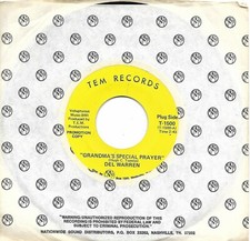 WARREN, Del (Grandma's Special Prayer) TEM 1500 = MINT VINTAGE PROMO record picture