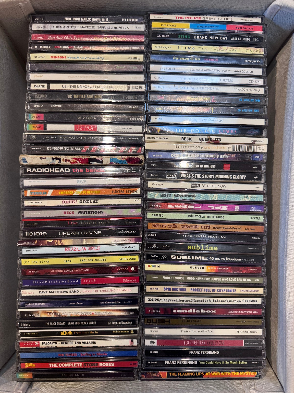 70+ CD Lot 90s Alt Rock Grunge Britpop U2 Radiohead Police Sting Pearl Jam