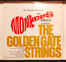 GOLDEN GATE STRINGS⭐MONKEES SONG BOOK⭐RARE 1967 IN-SHRINK NM COVER & VINYL picture