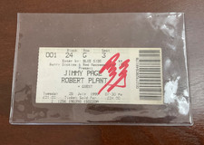 Jimmy Page signed concert ticket stub picture