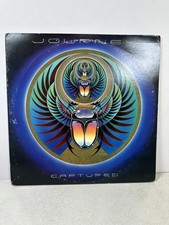 VTG 1981 Journey Captured 2LP Military Sale Only Poster Vinyl Record Gatefold picture