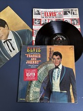 ELVIS PRESLEY - Frankie Johnny Soundtrack SHRINK HYPE Insert  LP Vinyl VG+/VG+  picture