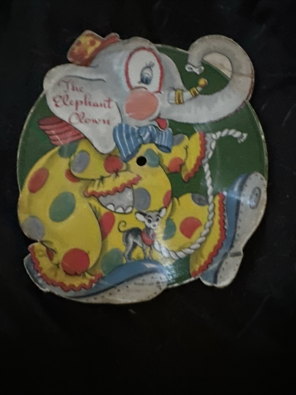 Vintage VOCO Picture Record - The Elephant Clown 