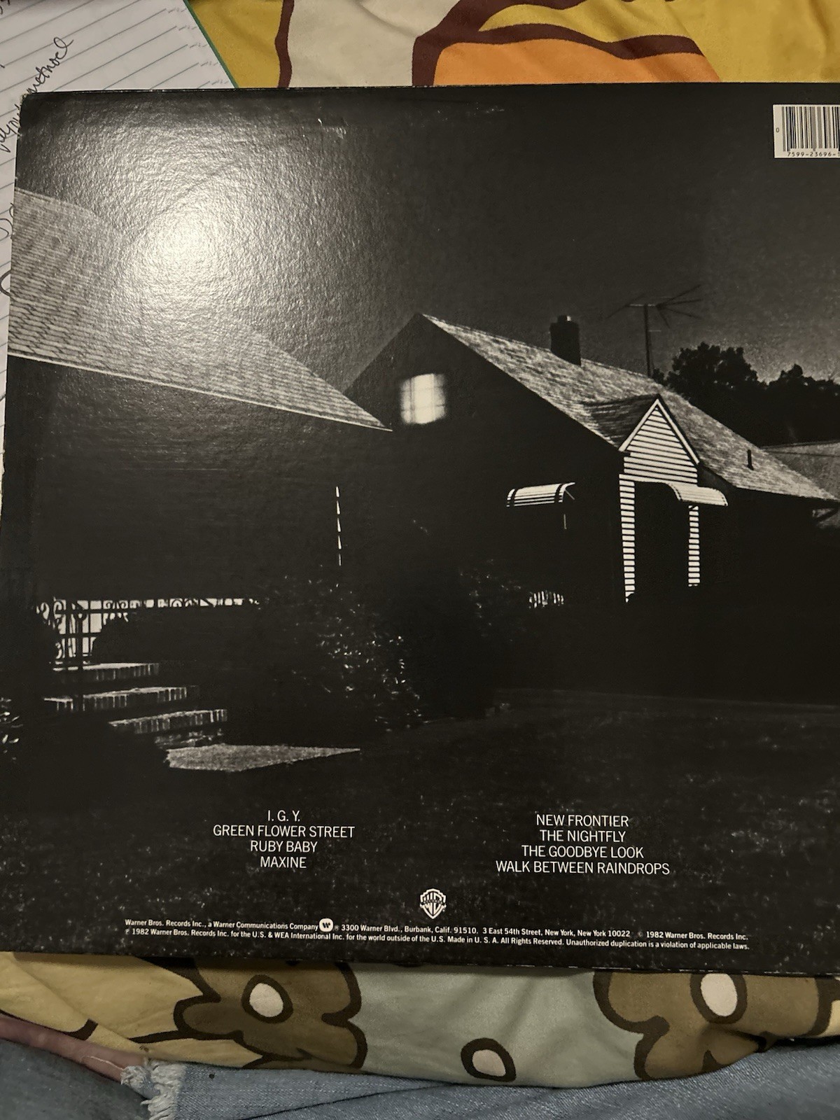 Donald Fagen Autographed Vinyl With COA