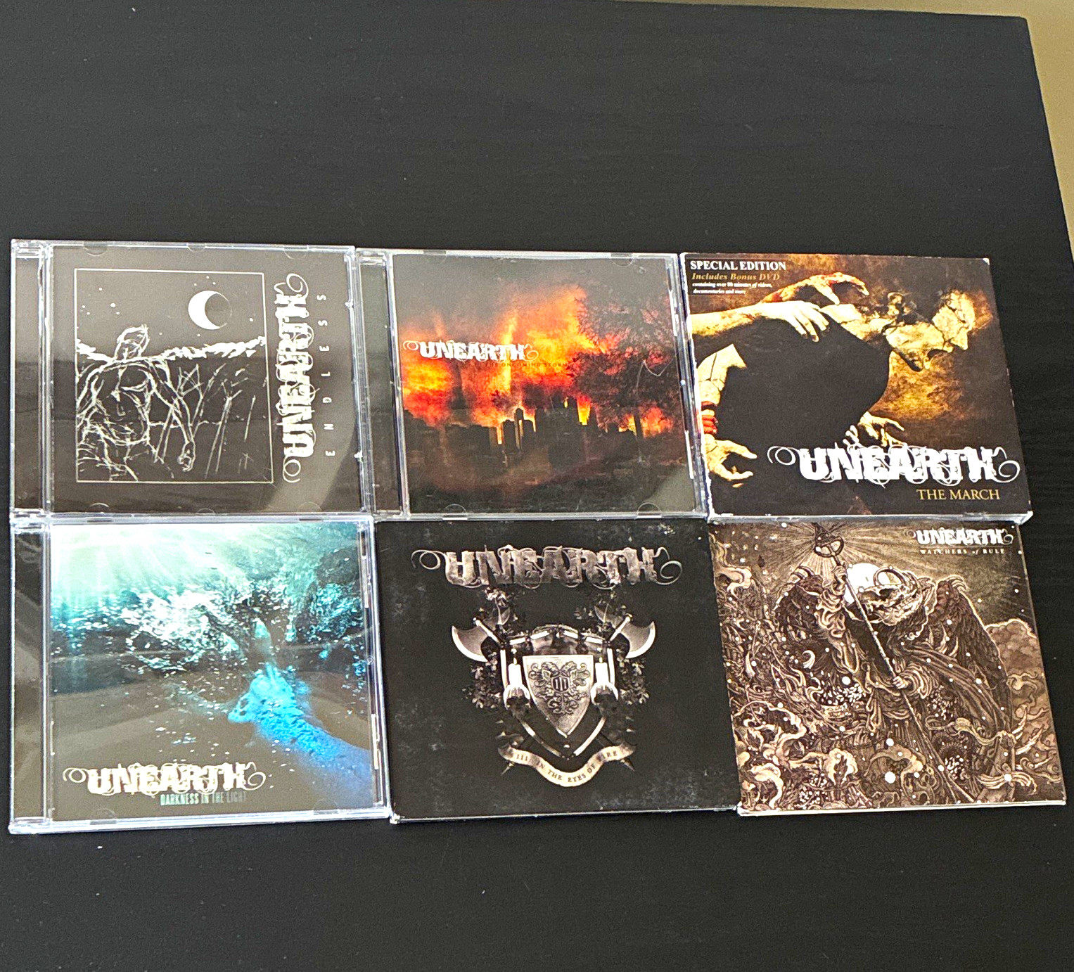 Unearth 6 CD LOT - The March Special Edition The Oncoming Storm Watchers of Rule