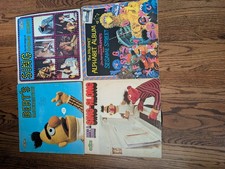 Vintage Children’s Vinyl Record Lot Disney Sesame Street 4 LPs Record picture