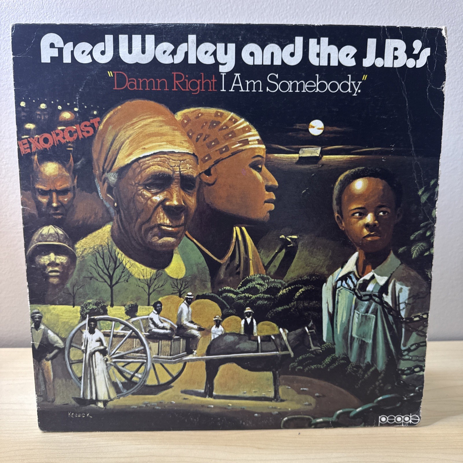 Fred Wesley & the J.B.’s Damn Right I Am Somebody - Vinyl LP People Reissue VG