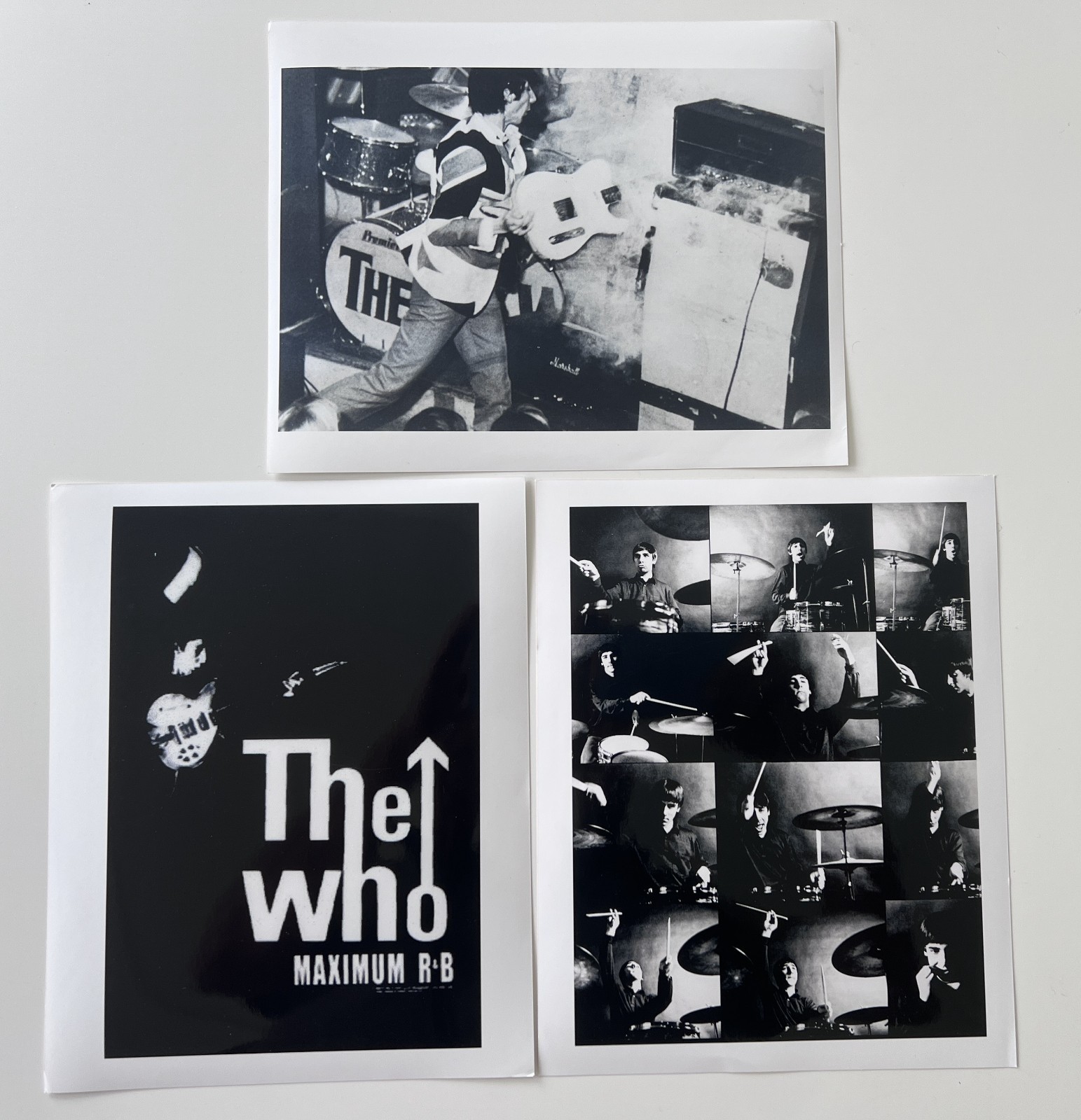 THE WHO 1960s Maximum R&B Mod Era Set 3 Vintage 10x8 Press Photos Townshend