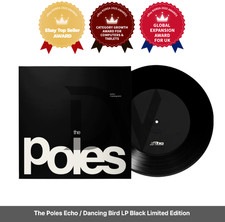 The Poles Echo / Dancing Bird LP Black Limited Edition Express / Genuine picture