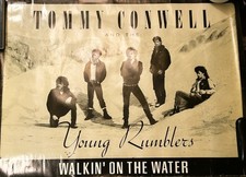 Tommy Conwell and The Young Rumblers Walkin' on Water Promo Poster RARE Signed picture