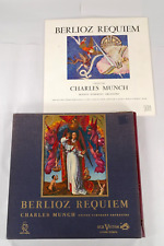 Berlioz: Requiem; Munch, BSO; RCA Stereo LP Soria Ed., w/Skira 1st Ed. Book picture