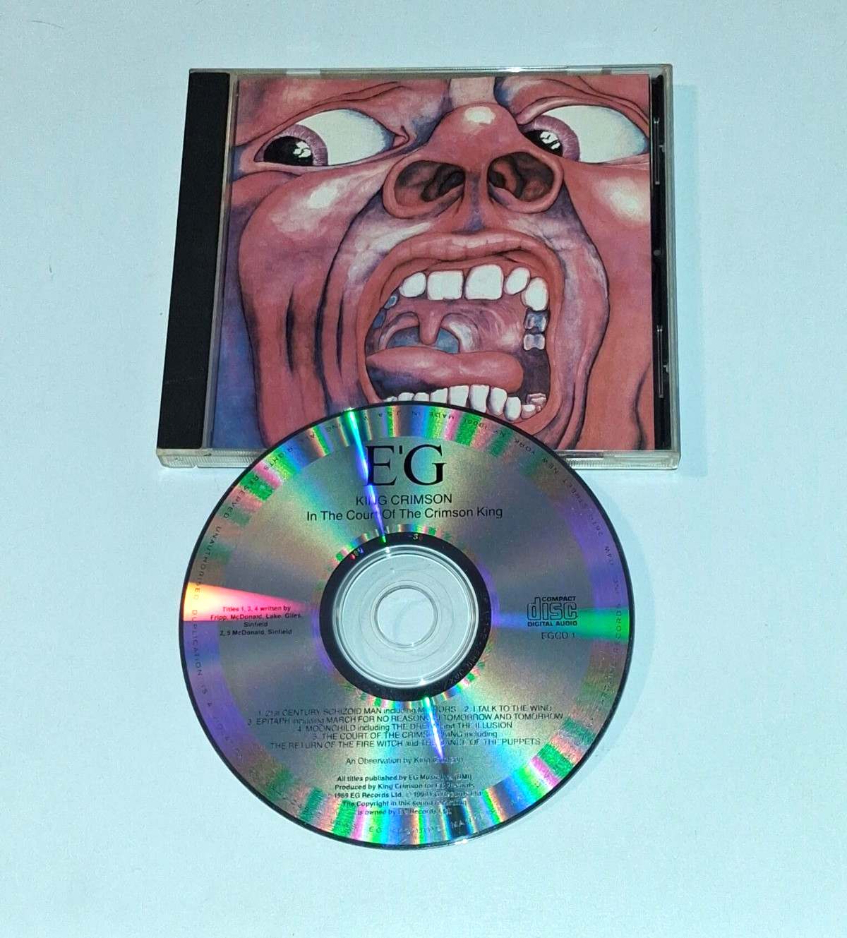 In the Court of the Crimson King - King Crimson (CD 1989) RMSTR Excellent Cond