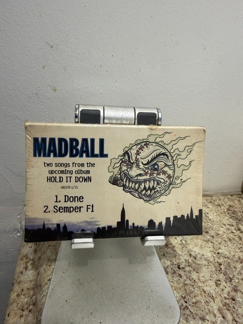 MadBall NYHC- Promo Cassette for Hold It Down Record-2 Songs- Very Rare- New 