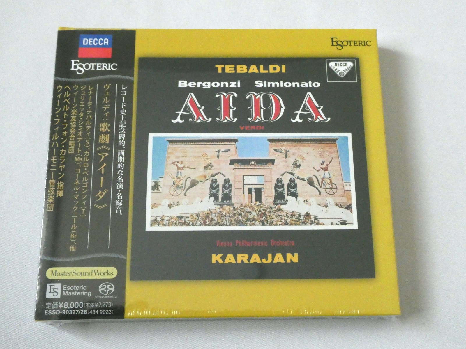 ESOTERIC Karajan WPh Verdi Aida 2 SACD Hybrid ESSD-90327/28