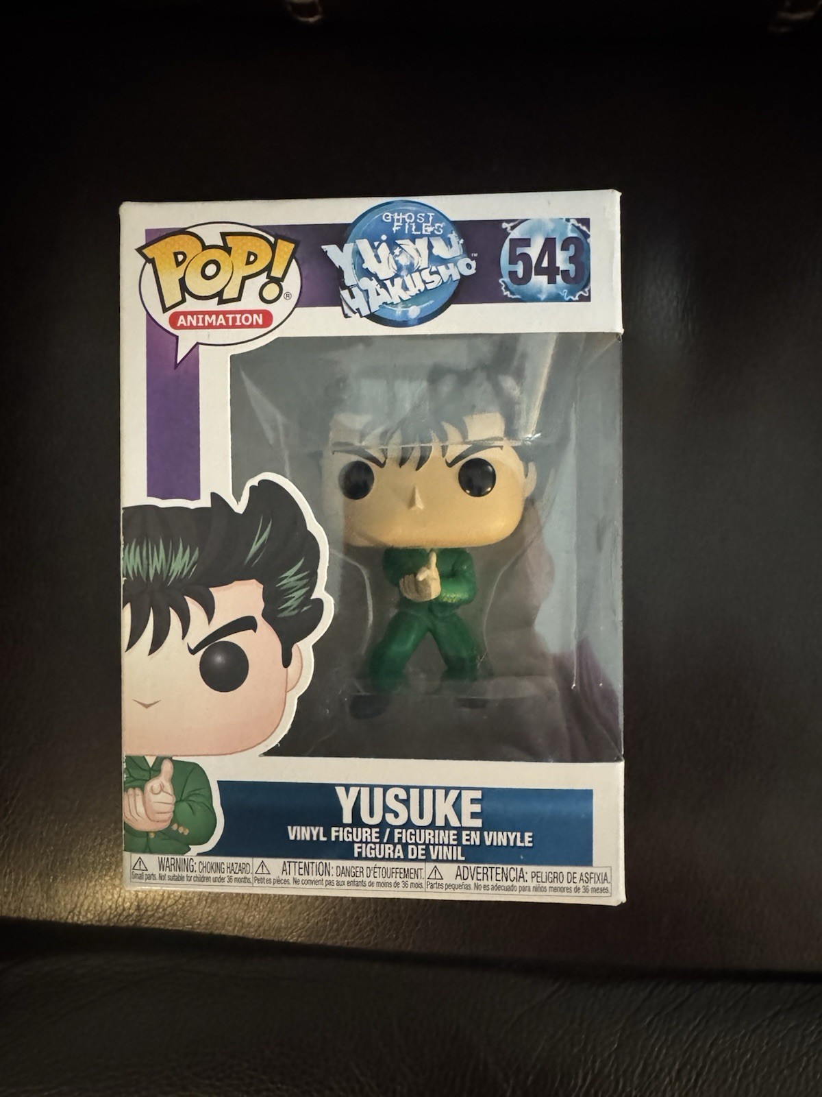 Rare Funko Pop Yu Yu Hakusho Yusuke Urameshi #543 Vaulted Authentic 