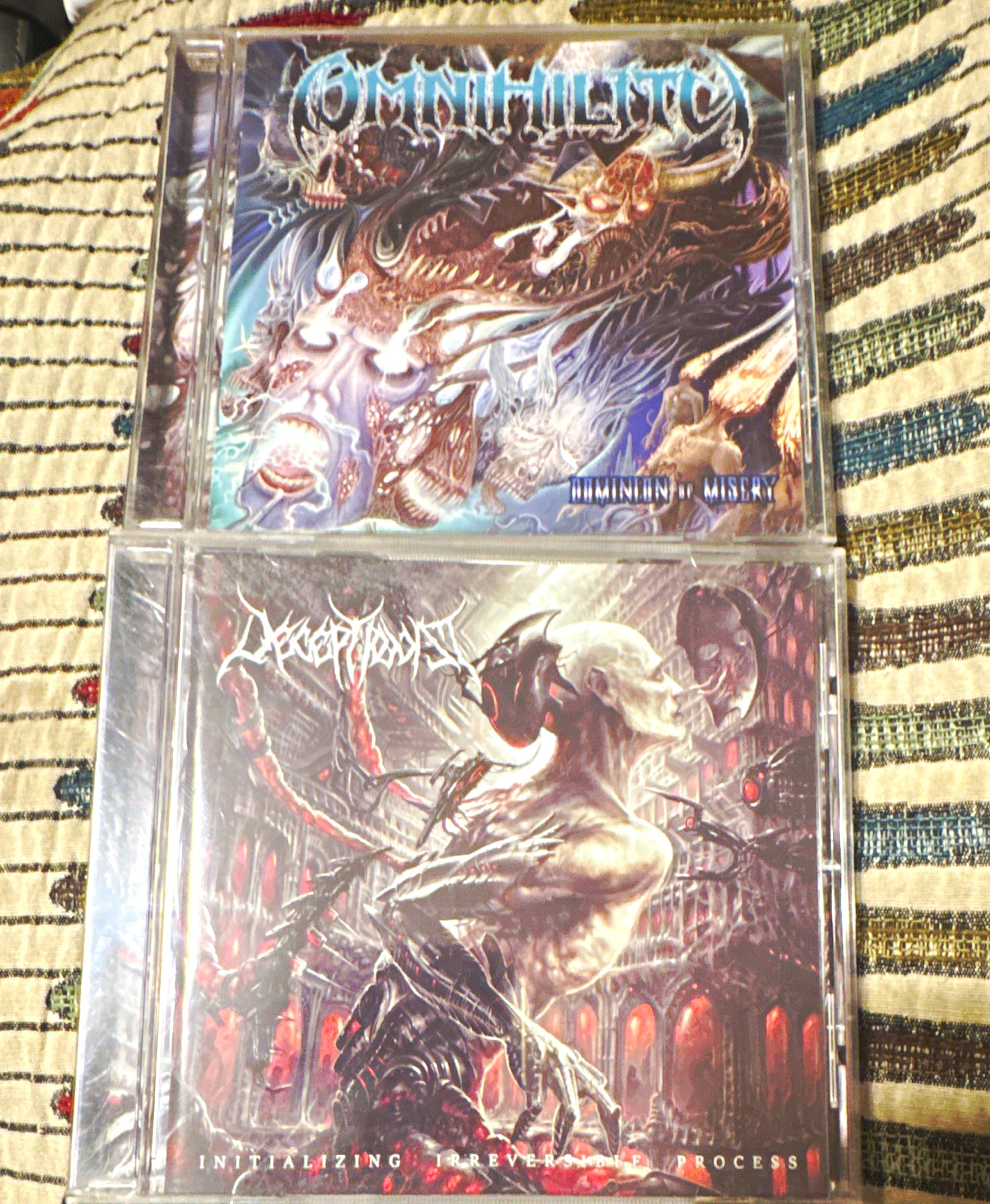 Omnihility and RARE Deceptionist, 2016 Unique Leader Records (2 cd combo)