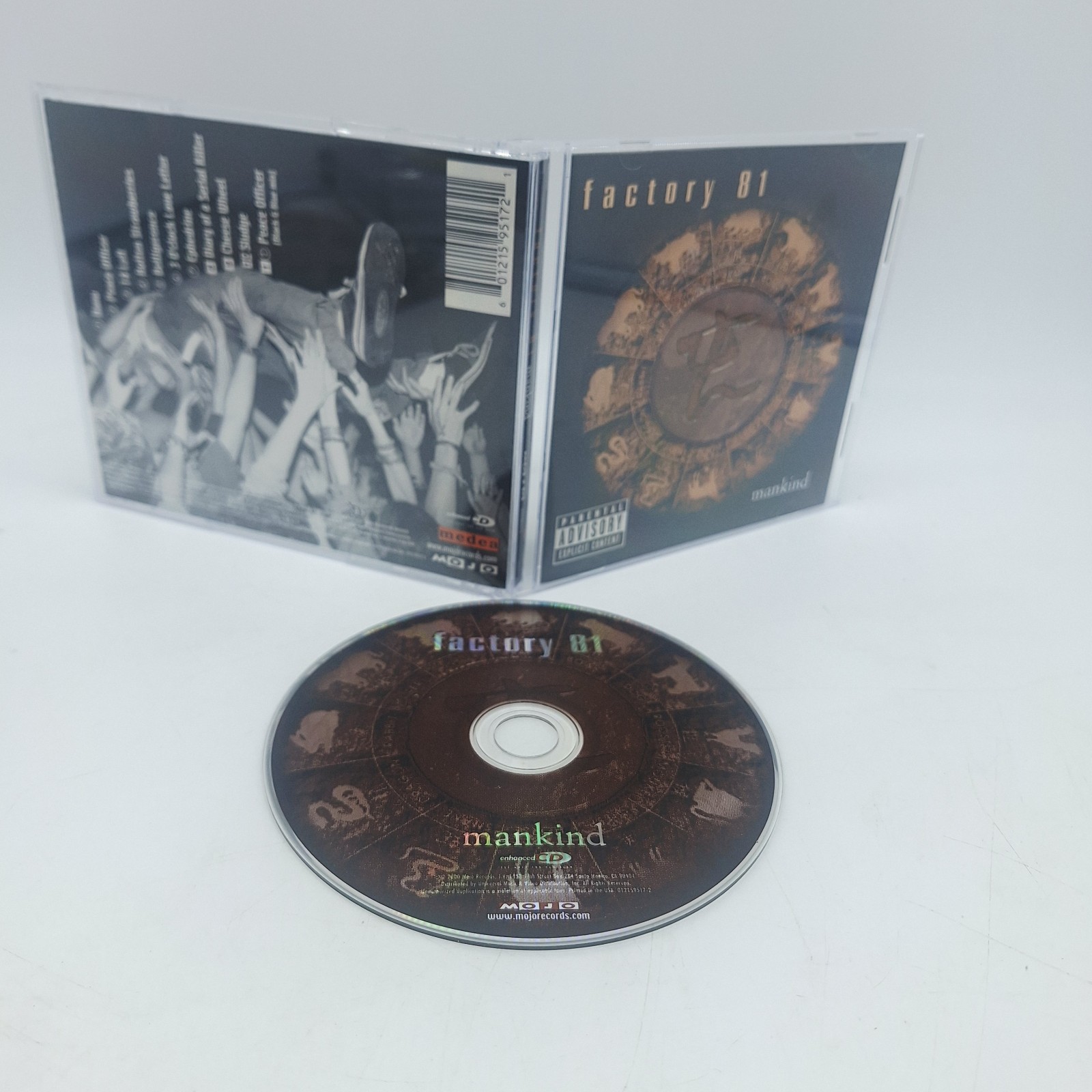 Factory 81 - Mankind (Enhanced CD, 2000, Mojo Records) Lifer Shuvel Stepa Rivkit