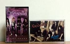 Lot of 2 Vintage Cinderella Cassette Tapes-  Heartbreak Station & Night Songs picture