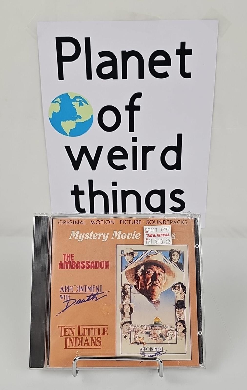 Mystery Movie Scores CD, Original Motion Picture Soundtrack, 1990, Sealed