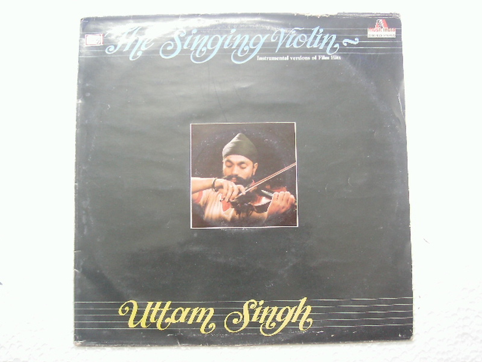Uttam Singh  Violin 1982 Rare LP Record Bollywood Instrumental India Indian VG+