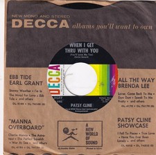 Six Patsy Cline 45s picture