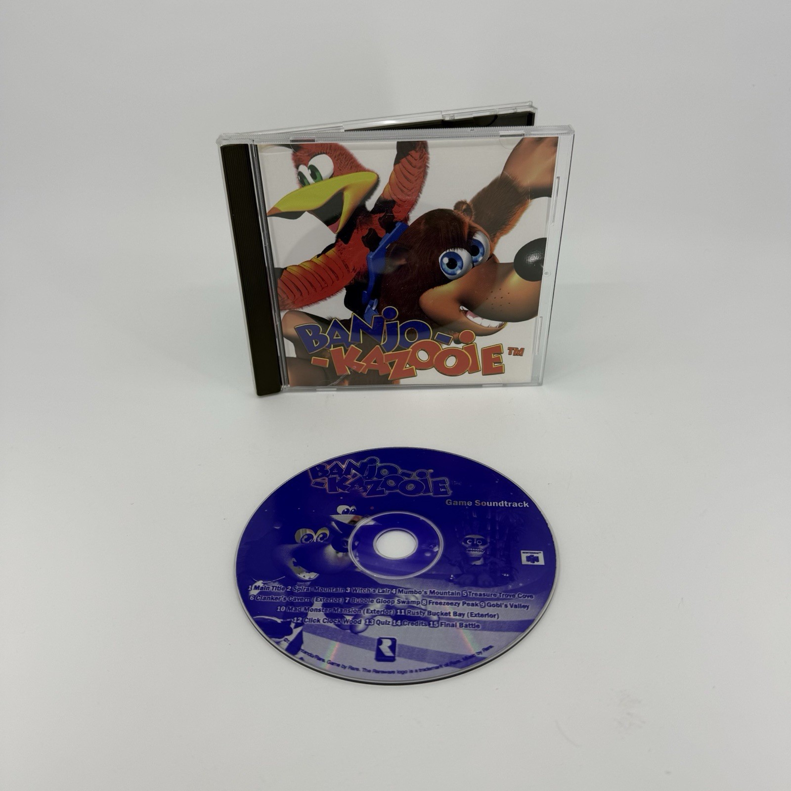 Nintendo 64 Banjo Kazooie The Soundtrack CD & Case Best Buy Exclusive 1998 Promo