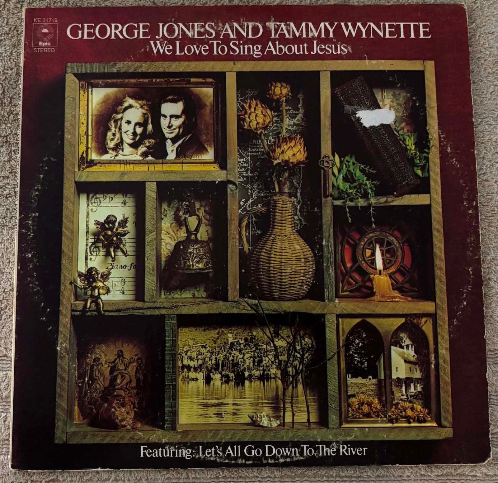 George Jones & Tammy Wynette We Love to Sing About Jesus, 1972 Vinyl LP KE 31719