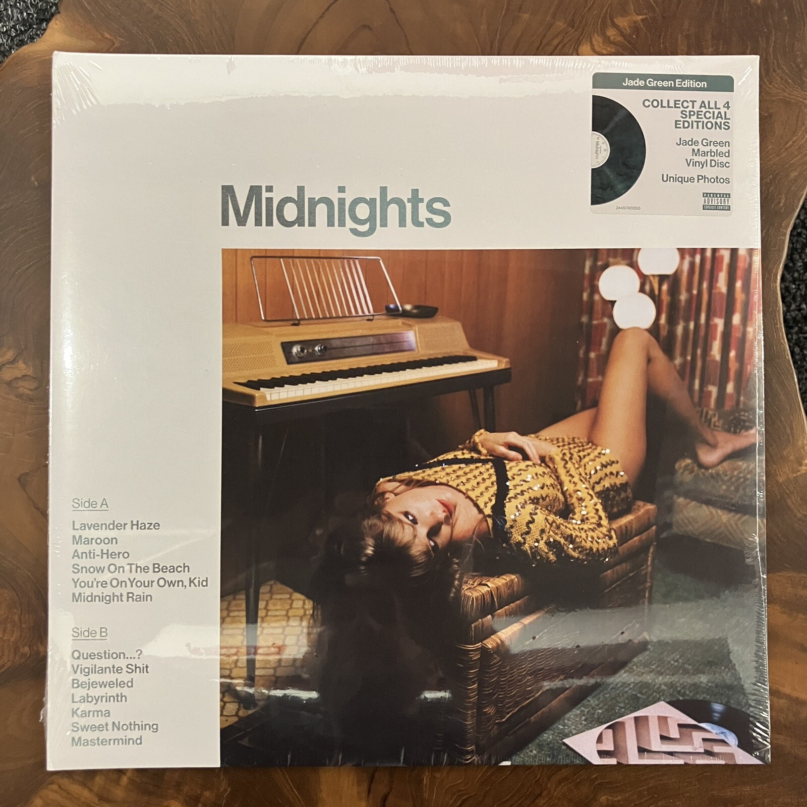 Taylor Swift Midnights 3 Vinyl Bundle - Blood Moon, Mahogany and Jade Green