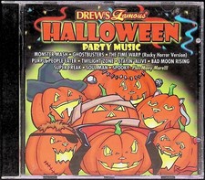 Vintage 1994 Drews Famous CD Halloween Party Music Holiday Compilation Orange picture