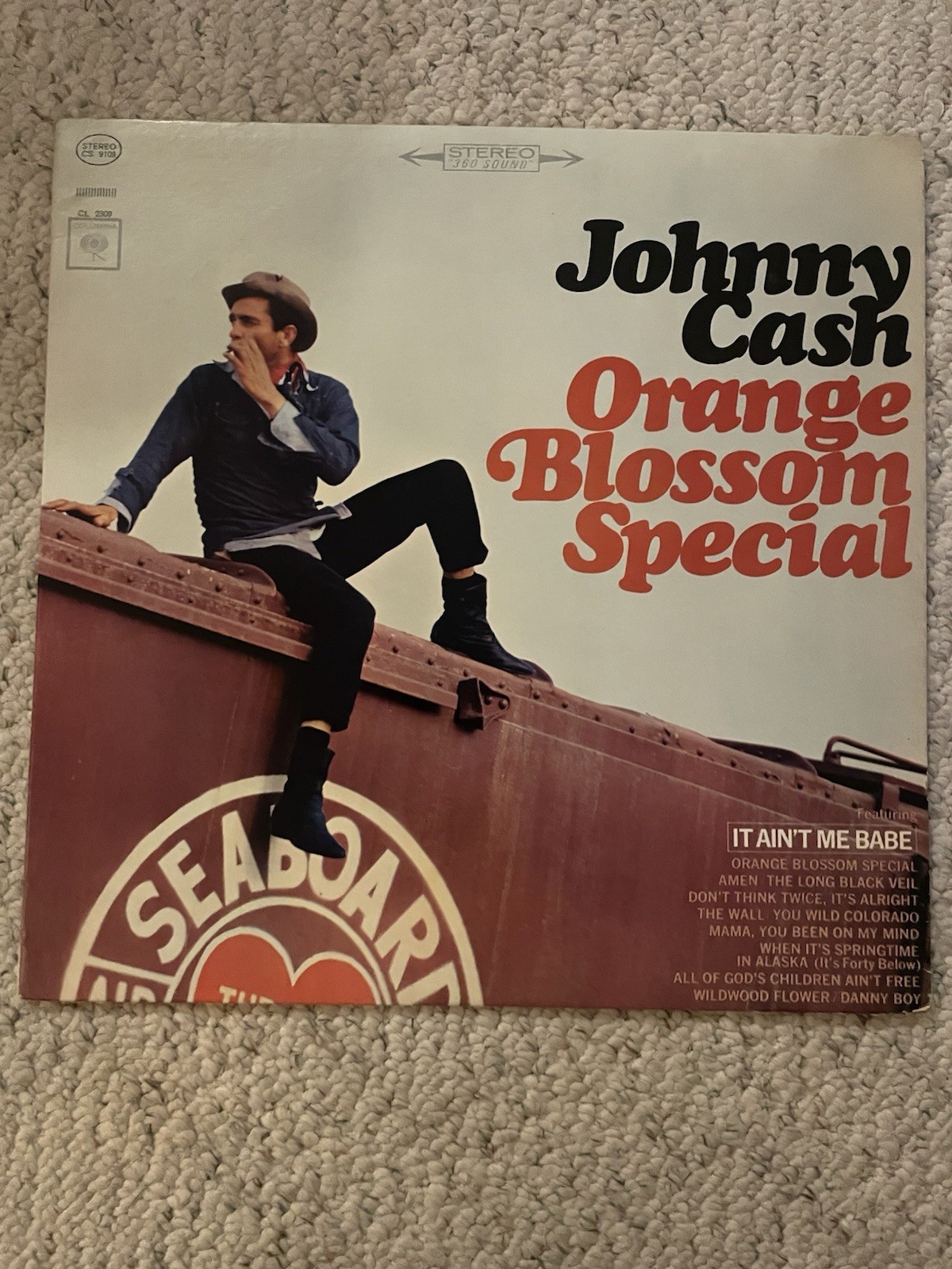 Johnny Cash Orange Blossom Special Vinyl LP Record Album