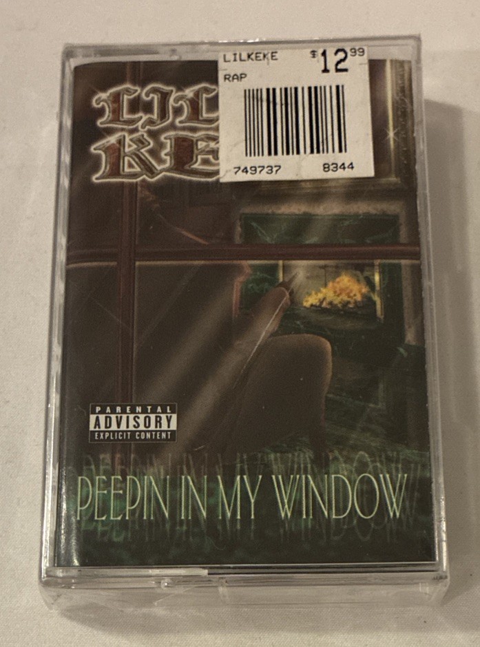 Peepin' in My Window [PA] Lil' Keke (Cassette, 2001, Pyrex) Sealed/ Cracked Case