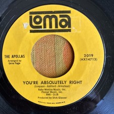 The Apollas You’re Absolutely Right Original VG+ Northern Soul 45 7” picture