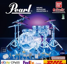 Pearl Drums Miniature Collection 2 Complete Set of 5 Capsule toy picture