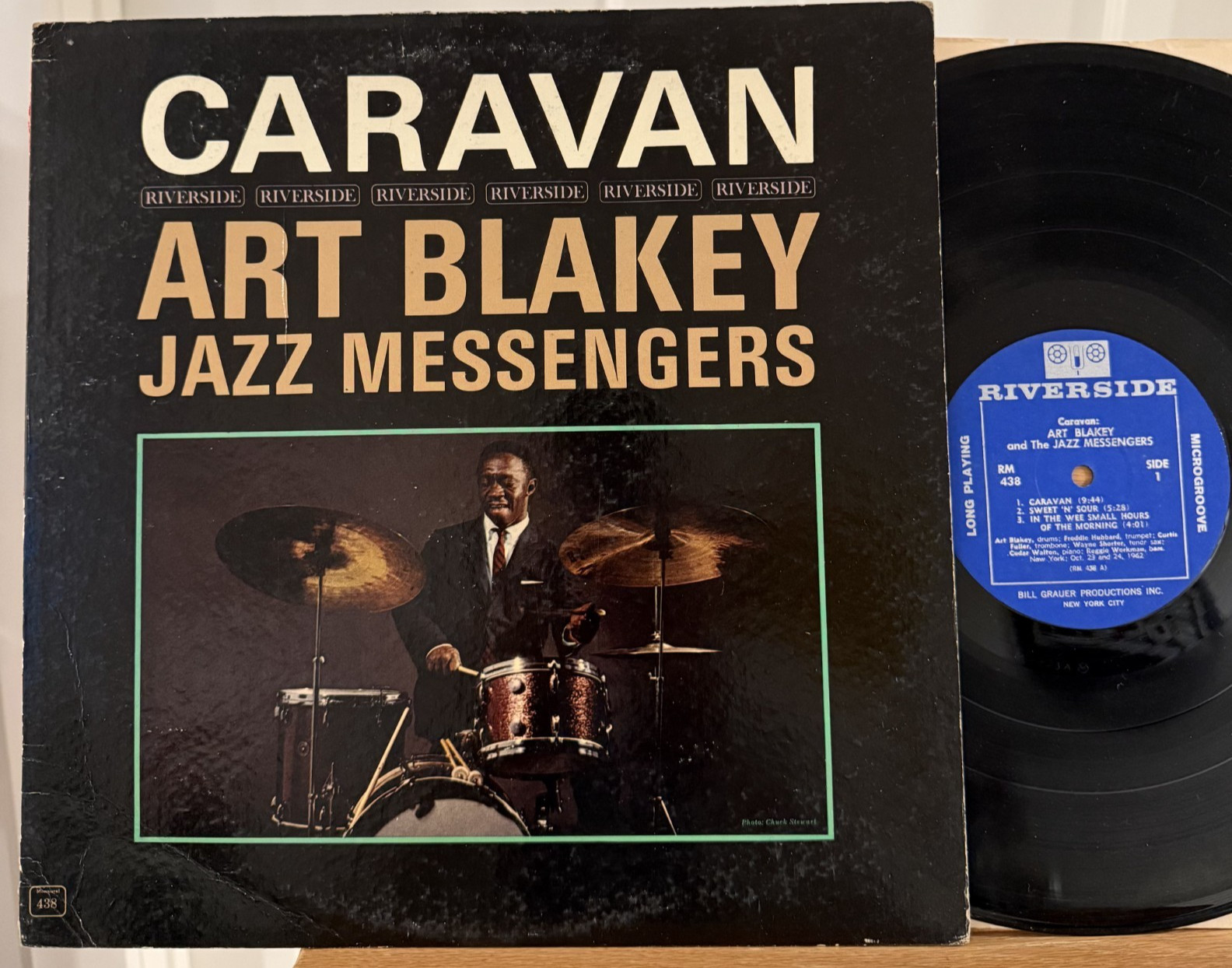 Art Blakey Jazz Messengers Caravan Vinyl LP Riverside 438 Mono Promo 1st Press