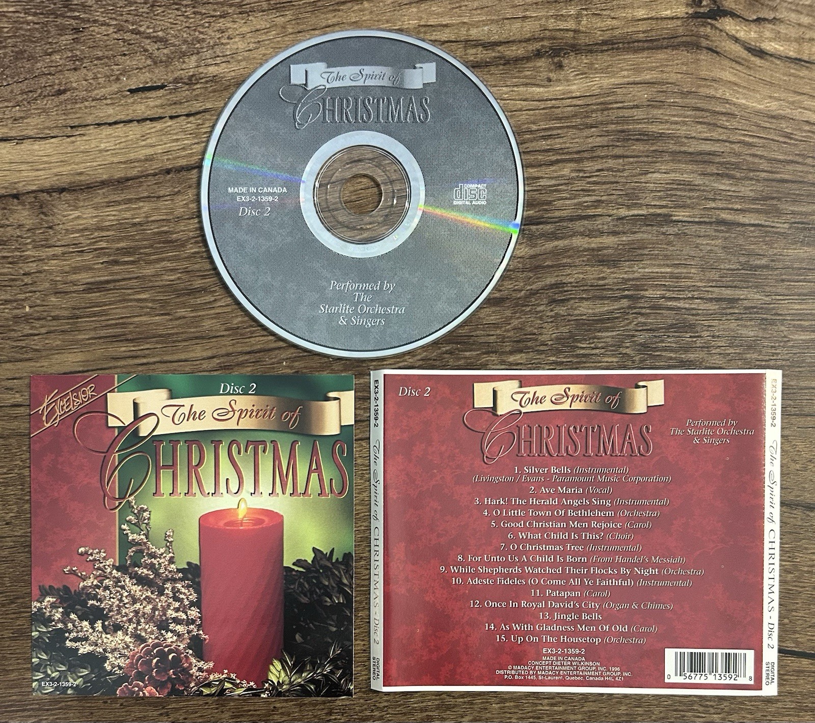 The Starlite Orchestra & Singers - Spirit of Christmas (Disc 2) CD 1996