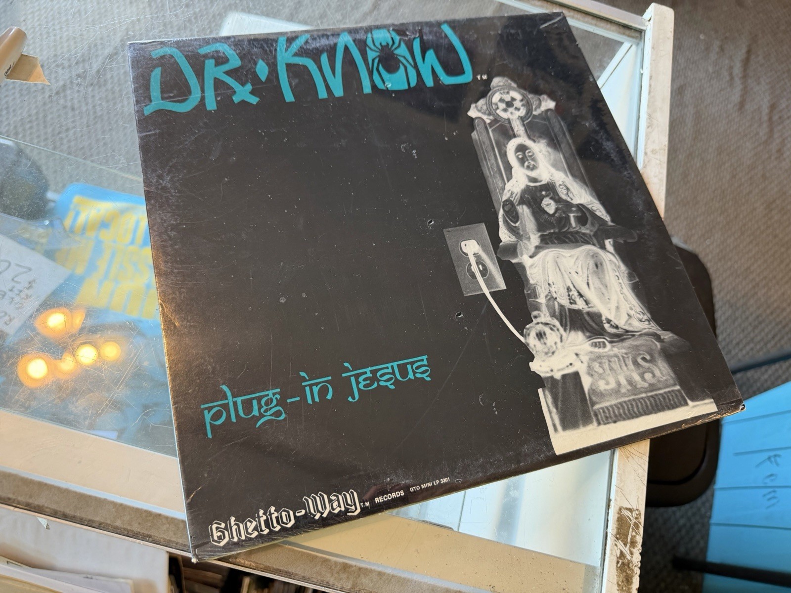 SEALED Dr. Know - Plug-In Jesus 1984 First Pressing LP Mystic Records crucifix