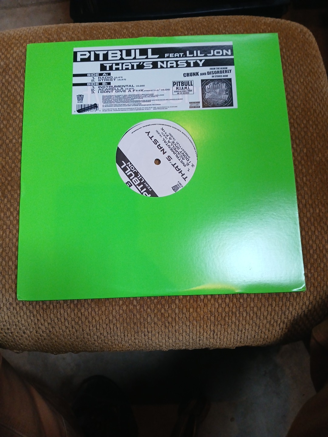 Pitbull Feat Lil John - That\'s Nasty - 12” Single Vinyl Promo