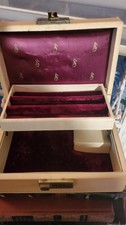 Vintage Farrington Jewelry Box Thorens Swiss Music Box Works Always Mid-Century picture