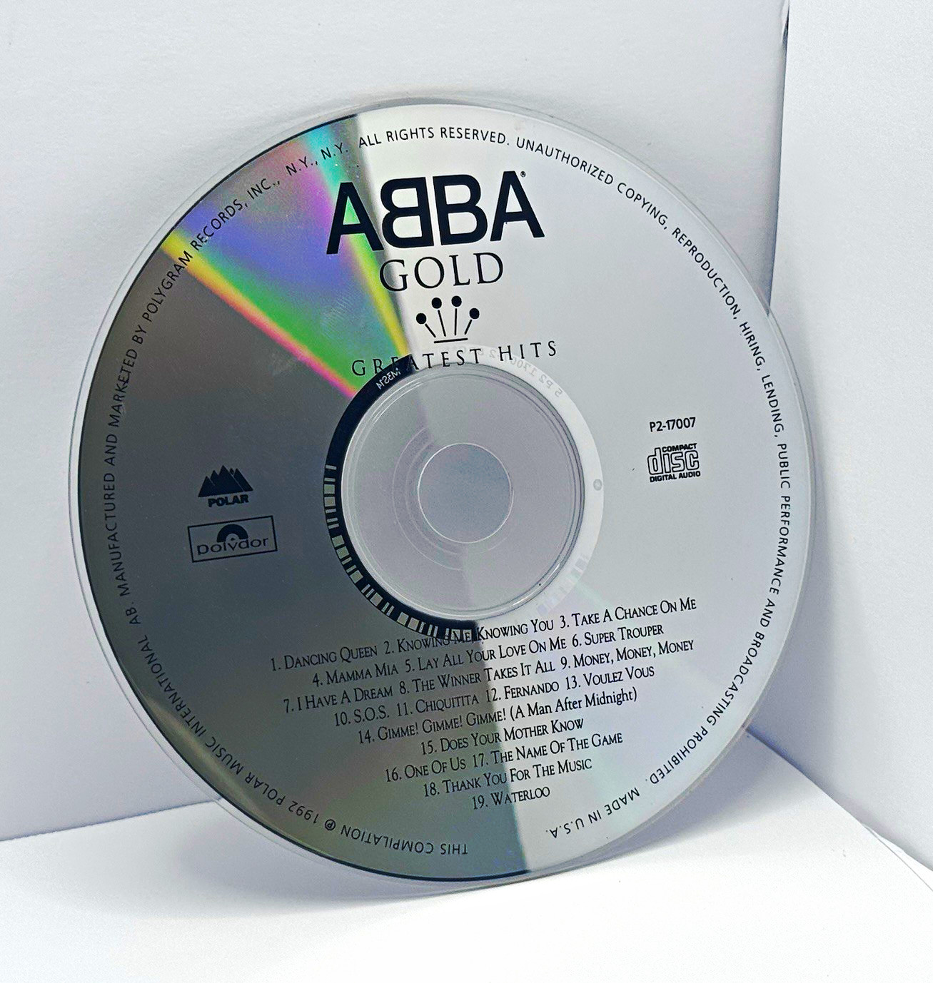 ABBA Gold: Greatest Hits CD Album Polydor 1992 314 517 007-2