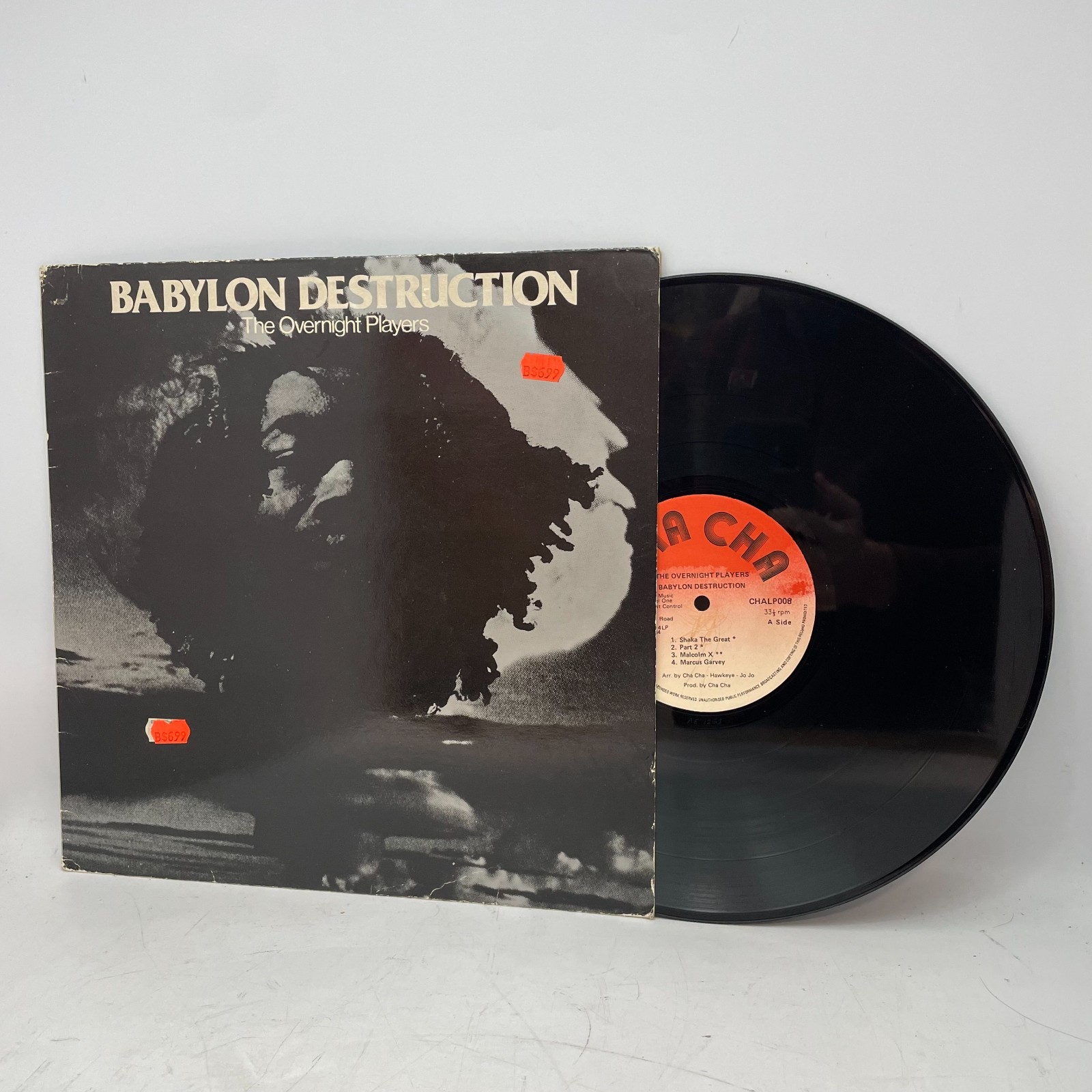The Overnight Players Babylon Destruction Vinyl LP OG UK 1980 Press VG+/VG+ RARE