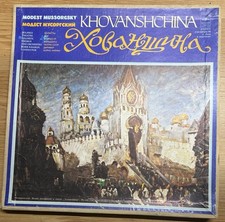 Mussorgsky Khovanshchina, Complete Opera 4 LP Box Set  Vinyl Records Stereo Mint picture
