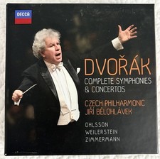 Reduced DVORAK: COMPLETE SYMPHONIES/CONCERTOS (6CDs 2014) Belohlavek/Czech Phil picture