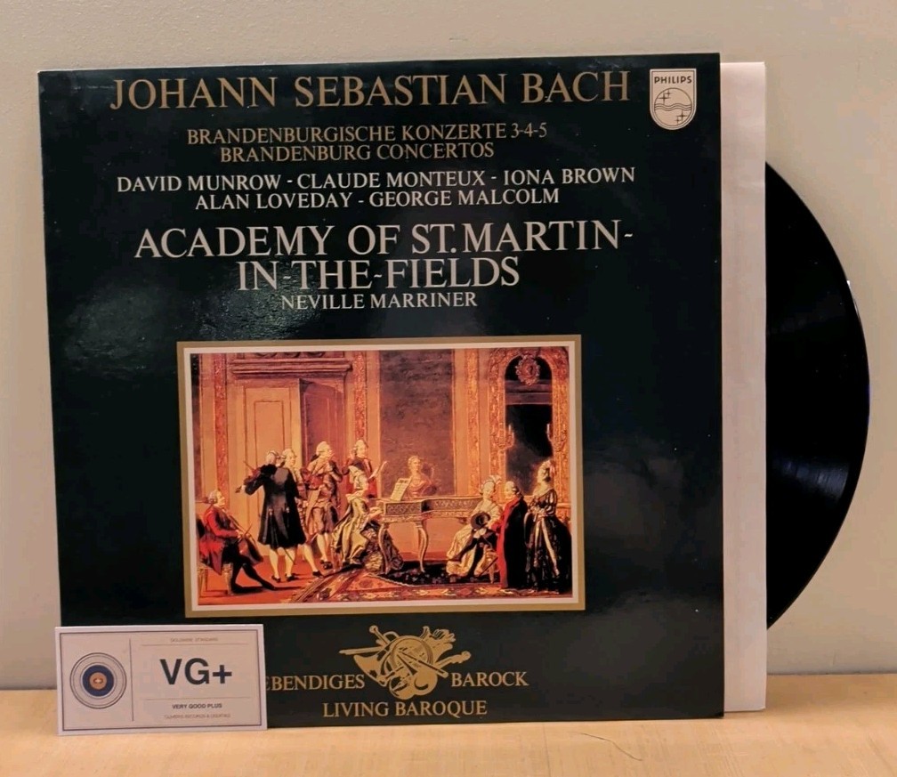 Bach | Brandenburg Concertos 3-4-5 | LP 1981 Philips 9502 015 | VG+/VG+