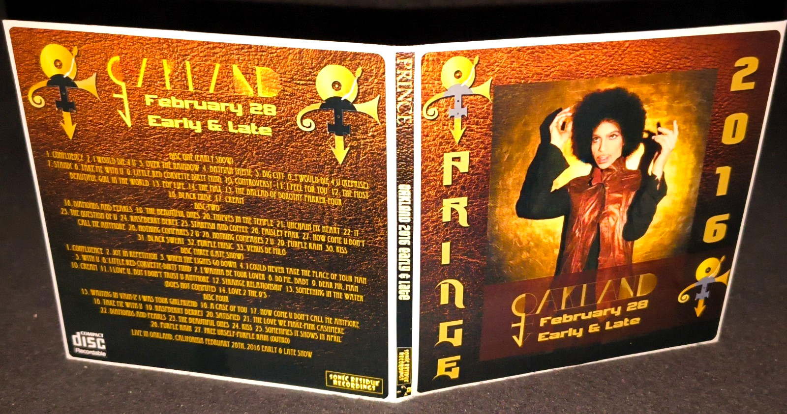 Prince Oakland 2016 Gate Fold 4CD Package NEW