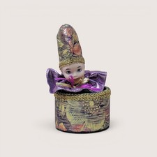 Vintage San Francisco Music Box Company Animated Clown Music Box picture