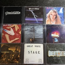 Great White CD Lot - Promo And Japanese Import Discs Included picture