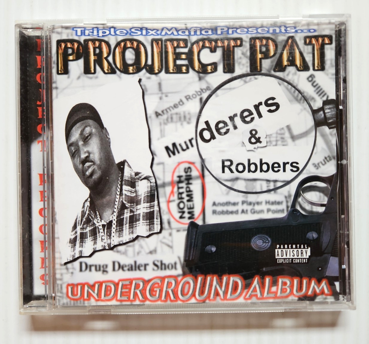 Project Pat Murderers Robbers CD Underground Album Hip-Hop 2000 Triple Six Mafia