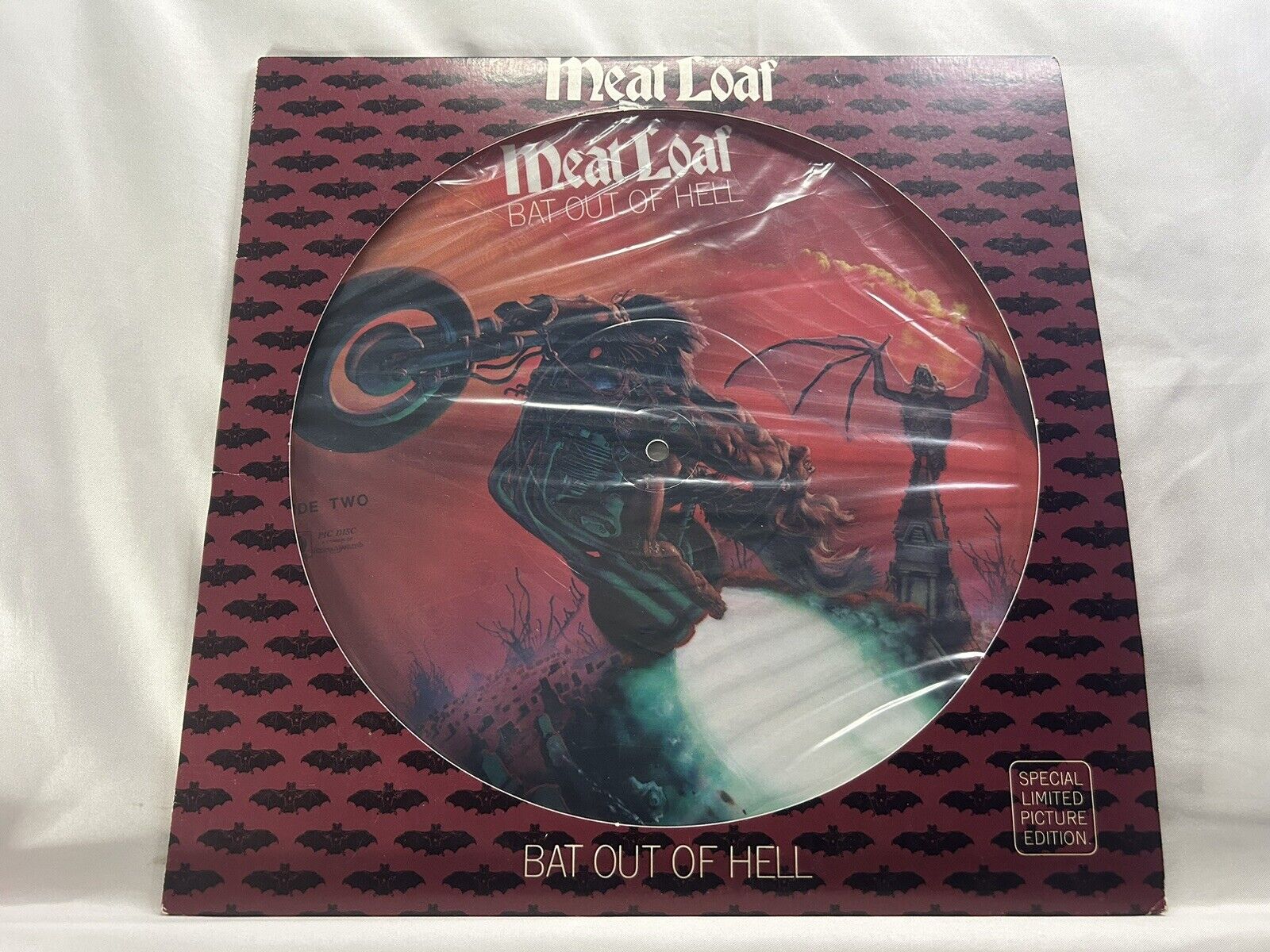 Meat Loaf Bat Out Of Hell E99 34974 Limited Edition Picture Discs Tested EX EX
