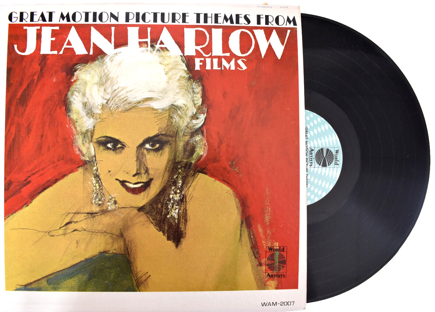 JEAN HARLOW FILMS MOTION PICTURE THEMES SOUNDTRACK OST VINYL LP RECORD 1965